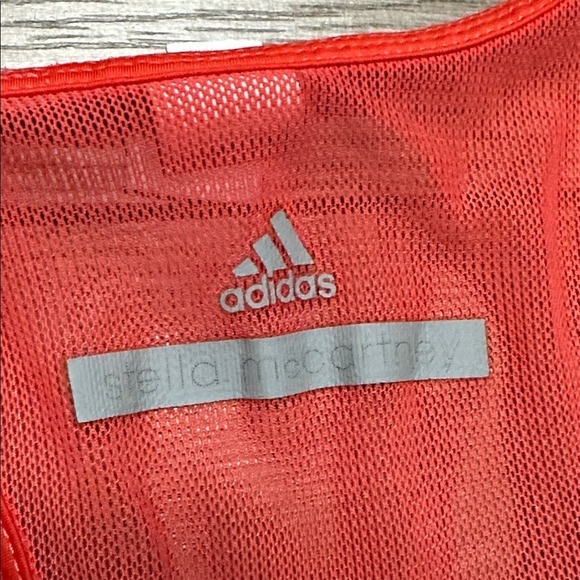 Stella McCartney X Adidas Floral Mesh Tennis Dress Tomato Red Size XS/S - Picture 9 of 15